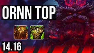 ORNN vs GAREN TOP  602 Dominating  EUW Master  1416 [upl. by Tiat]