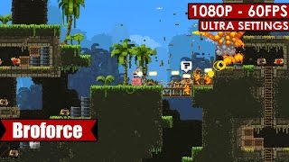 Broforce gameplay PC HD 1080p60fps [upl. by Wyon]