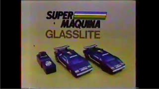 1983 a 1985  Comercial Super Máquina  Glasslite [upl. by Anelrad]