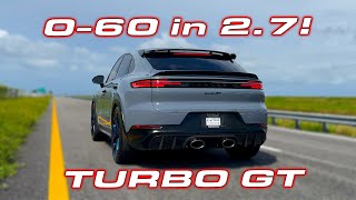 QUICKEST SUPER SUV  2024 Porsche Cayenne Turbo GT Review 14 Mile and 060 MPH Testing [upl. by Imoyaba554]