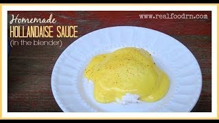 🌟 Quick amp Healthy Homemade Hollandaise Sauce 🌟 [upl. by Akenahs293]