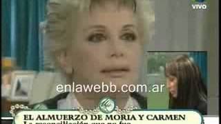 Moria y Carmen se pelean en lo de Mirtha [upl. by Gurevich]