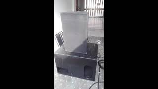 Test Audio PA System Nexo quotPS15  LS600quot [upl. by Ade399]