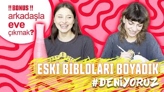 Deniyoruz  DIY  Eski eşyaları yenileme ve arkadaşlıklar hakkında✨ [upl. by Ayanahs]