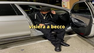 sfera ebbasta  visiera a becco sped up  lyrics [upl. by Ayikahs]