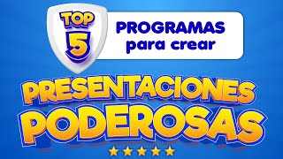 Cómo hacer presentaciones profesionales  TOP 5 de Herramientas para diseño de Diapositivas gratis 🚀 [upl. by Matthiew]