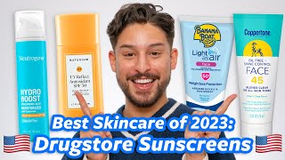 BEST American Drugstore Sunscreens and Best Mineral Sunscreens of 2023 [upl. by Akenor]