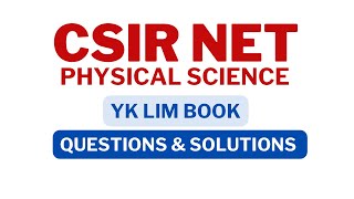 CSIR NET Physics 2024  Important Questions and Solutions  Electrostatics  YK LIM Book [upl. by Otrebilif]