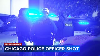 Chicago police officer shot in East Chatham CPD says [upl. by Intruok]