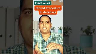 Function vs Stored Procedure 🤔  Key Differences Explained codingforbeginners [upl. by Sidonia]