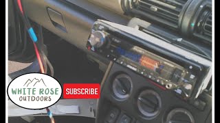 DABFM aerial install to a Freelander 1 to reduce LED light bar interference [upl. by Rosabelle]