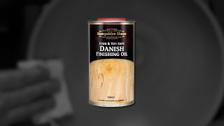 Hampshire Sheen Danish Finishing Oil  Two Minute Tutorial [upl. by Taima]