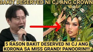 AGREE KABA NA DESERVED NI CJ ANG KORONA PANOORIN missgrand cjopiaza viral pageant trending [upl. by Turoff]