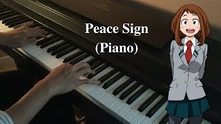 Peace Sign  Boku no Hero Academia 2 OP Piano cover [upl. by Svoboda]