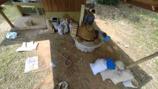 Garbers Canadian Cob Oven Time Lapse [upl. by Ahsiekram]