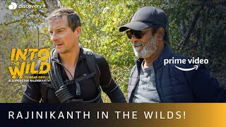 Rajinikanth deep into the jungles  Bear Grylls  Prime Video [upl. by Squire]