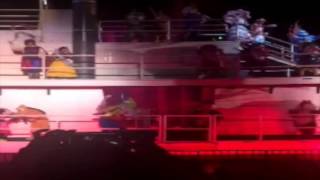 Dopey falls during Fantasmic original then zoomed in [upl. by Regdirb]