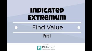 Find The Value Of Each Derivative At Each Indicated Extremum Part 1 [upl. by Nathalia]