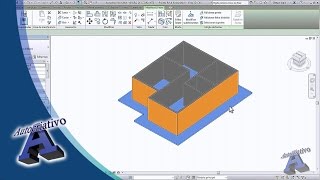 REVIT Aula 920  Paredes e Piso  Autocriativo [upl. by Ileek962]