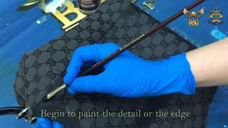 How to dye the canvas handbag [upl. by Gnas544]