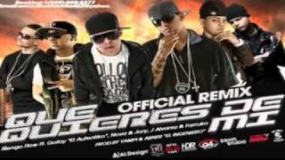 Que Quieres De Mi Remix ñengo Flow Ft Gotay Nova Jory J Alvarez Y Farruko [upl. by Nerty]