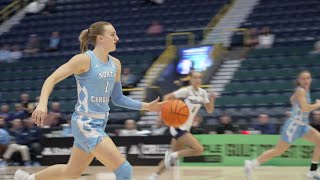 No 16 Kansas State No 18 UNC Womens Basketball Highlight Serena Sundell Alyssa Utsby Ayoka Lee [upl. by Sessilu]