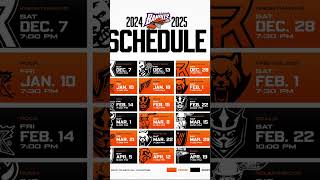 Here is the 202425 Bandits schedule for who wants it [upl. by Aneleasor381]