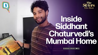 The Stars Live Here Inside Siddhant Chaturvedis Mumbai Home  Quint Neon [upl. by Nnahteb]