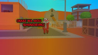 OMAE WA MOU SHINDEIRU  Funny Moments  Block strike [upl. by Akinwahs]