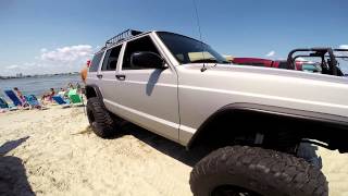 Party at the Brigantine Cove 4x4 beach Gopro Hero 3 [upl. by Smaoht]