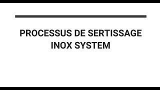 Processus de sertissage dun câble [upl. by Tsnre]