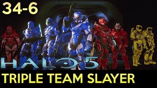 Halo 5 Guardians  346 Triple Team Slayer Gameplay [upl. by Canica452]