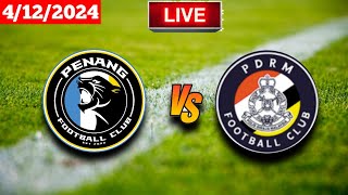 Penang Vs PDRM FC  Malaysia Super League  Live Match Score Today [upl. by Aniloj907]