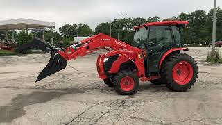 Kubota MX6000 Tractor With Skeleton Bucket And Grapple Walkaround [upl. by Aggie56]