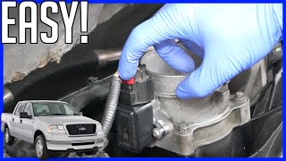 How to Replace Throttle Position Sensor TPS Ford F150 20042008 54L  Code P2016 P2135  EASY [upl. by Engle]