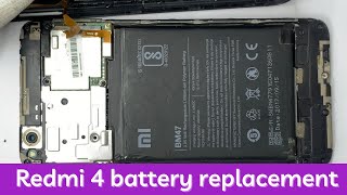 Redmi 4 battery replacement shorts [upl. by Villada]