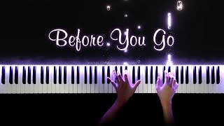 Lewis Capaldi  Before You Go  Piano Cover with Strings with Lyrics amp PIANO SHEET [upl. by Him]