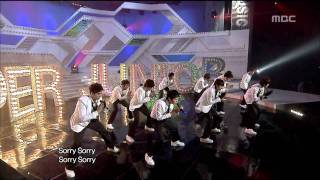 Super Junior  Sorry Sorry 슈퍼주니어  쏘리 쏘리 Music Core 20090321 [upl. by Seaden]