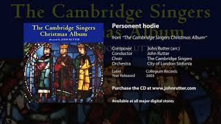 Personent hodie  John Rutter arr Cambridge Singers City of London Sinfonia [upl. by Leshia]