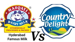 Masqati Milk Vs Country Delight Milk  kaun sa Best Milk hai 24 November 2021 [upl. by Ule]