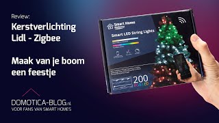 Review Lidl Kerstverlichting Zigbee [upl. by Attah]