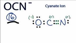 OCN Lewis Structure How to Draw the Lewis Structure for OCN [upl. by Adall]