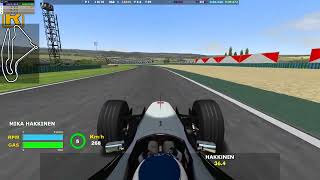 Grand Prix 4 F1 1998 Mod French Grand Prix Pole Position Lap [upl. by Cosimo]