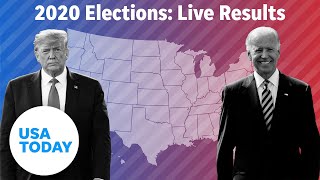 WATCH Election results for Trump Biden and key swing state races  USA TODAY [upl. by Ballou]