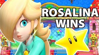 Mario Party 10  Rosalina Wins by Doing Absolutely Nothing [upl. by Aihsekan]