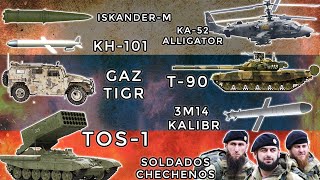 15 ARMAS que RUSIA Utiliza Contra UCRANIA [upl. by Atinuahs857]