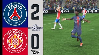 PSG vs GIRONA  CHAMPIONS LEAGUE 2024  2025  FECHA 1  EA SPORTS FC™ 24 [upl. by Marko]