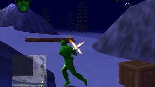 Army Men Sarges Heroes Mission 8  Snow Expert Mode [upl. by Surat]