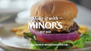 Grilled Burger with Beefy Aioli  MINOR’S® [upl. by Savdeep]