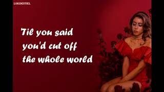 Kali Uchis  Tyrant ft Jorja Smith Karaoke Backing Vocals with Lyrics [upl. by Yerd]